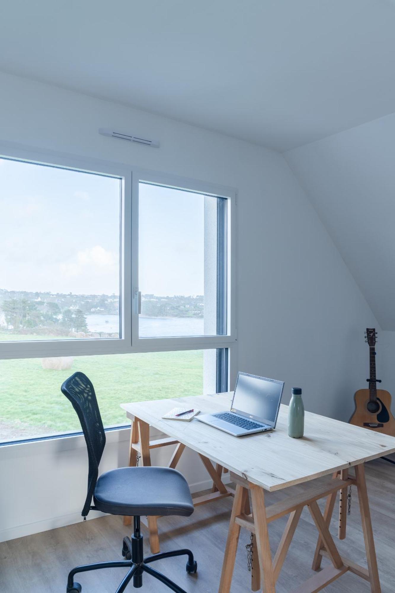 Ty Nevez - Jolie Maison Neuve Avec Petite Vue Mer Saint-Pabu  Exterior foto